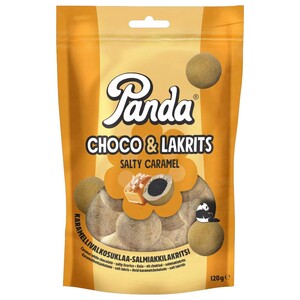 Panda Choco & Lakrits Salty Caramel 120G