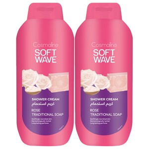Cosmaline Shower Gel Rose Traditional Soap 650Ml -15% Off