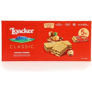 Loacker Napolitaner Wafer 4+1X45gm