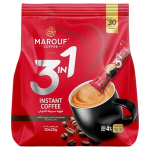 Marouf 3 In 1 Instant Coffee 20G X30