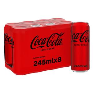 Coca Cola Coke Zero 8X245ml