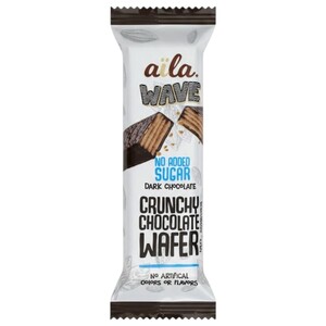 Aïla Wave Wafer Dark Chocolate No Added Sugar 40G