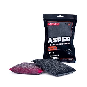 Vexlon Scrub Asper Inox 2Pcs