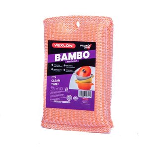 Vexlon Scrub Pad Bambo 2Pcs