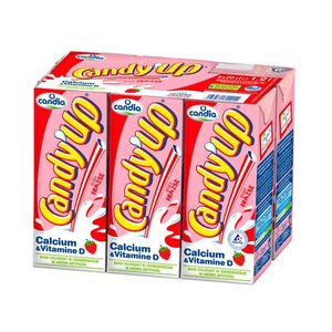Candy'up Milkshake Strawberry 180Ml X6