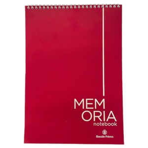 Bassile Freres Notebook Memoria Spiral Lines 14.5 X 21.5Cm 60 Sheets 60G