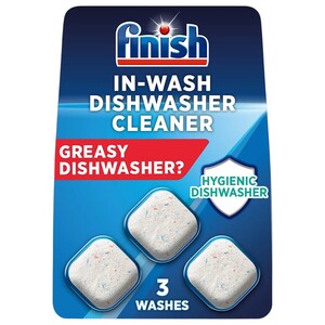 Finish In-Wash Dishwasher Cleaner 3 Pieces