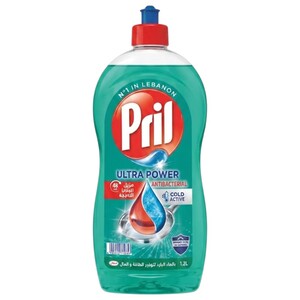Pril Dishwashing Liquid Cold Power Antibacterial 1.2L