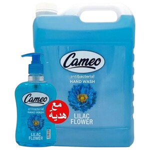 Cameo Antibacterial Hand Wash Lilac Flower 4L + 500Ml
