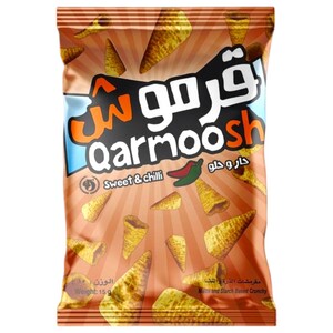 Qarmoosh Corn Chips Sweet & Chilli 15G