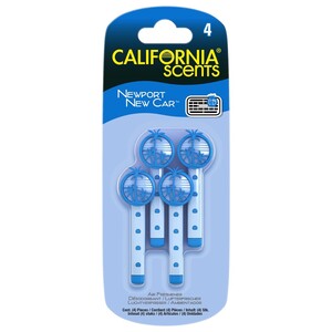California Scents Car Air Freshener Newport 4 Pieces