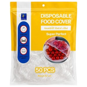 Vital Disposable Food Cover 52Cm 50 Pieces