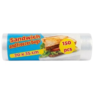 A-Clean Sandwich & Freezer Bags 20 X 35Cm 150 Pieces