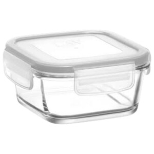 Lav Fresco Glass Food Container With Lid 375Ml