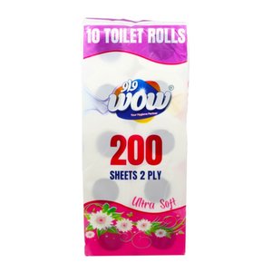 Wow Toilet Roll 200Sheets