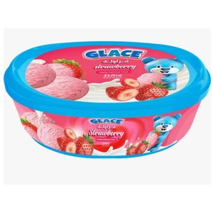 Glace Strawberry Ice Cream 1Ltr
