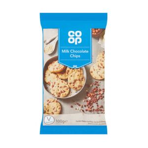 Coop Milk Chocolate Chips 100 Gr