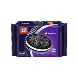 Zess Chocolate Sandwich Biscuits Vanilla 264.6 Gr