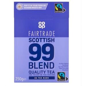 Co Op Fairtrade 99 Scottish 80 Tea Bags