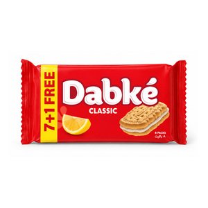 Ghandour Dabke Biscuit Lemon Pouch Bag 28G 7+1 Free