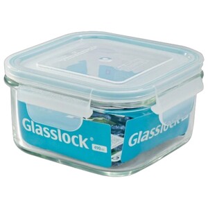 Glasslock Glass Food Container Square 490Ml