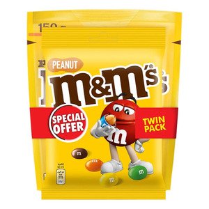 M&M's Choco With Peanut Pouch 150G+82G