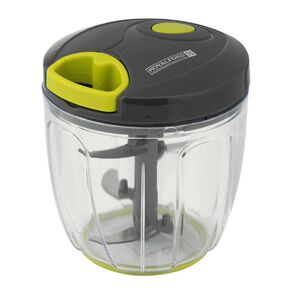 Royalford Multi-Purpose Pull Chopper With Stainless Steel Blades, 900 Ml Capacity, Durable Plastic Structure