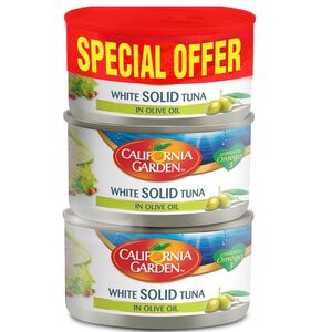 California Garden White Meat Tuna Olive Oil 170 Gr 3 Pcs