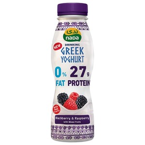 Nada Greek Yoghurt Blackberry & Raspberry Low Fat 330Ml