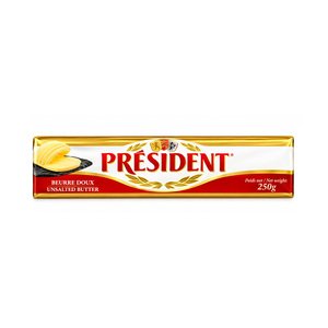 President Butter Unsalted Roll 250G