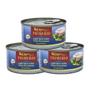 Primerio Light Meat Tuna In Salt Water 3X170g