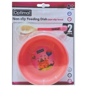 Optimal Non-Slip Feeding Dish 4M+