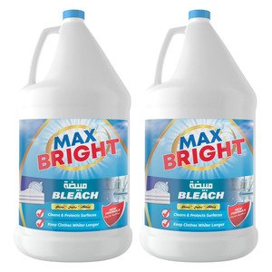 Max Bright Bleach Regular 2 X 1 Gallon