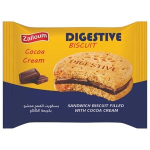 Zalloum Digestive Biscuit Cocoa Cream 30G