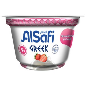 Alsafi Greek Yogurt Strawberries & Cream 150G