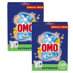 Omo Active Laundry Detergent Powder Comfort 2X2.25Kg
