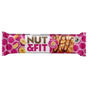 Nut&Fit Peanut & Banana Chips Bar 36G