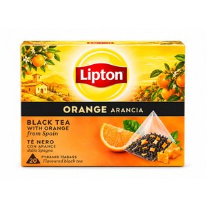 Lipton Black Tea Orange 20 Sachets