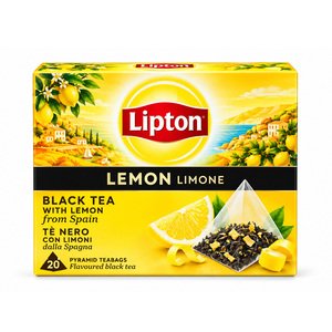 Lipton Black Tea Lemon 20 Sachets