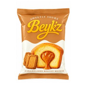 Beyk'z Muffin Caramelized Biscuits Cake 40G