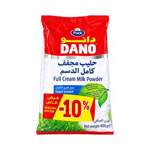 Puck Dano Milk Powder Full Cream 400G -10%