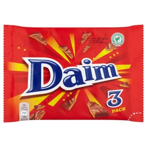 Daim Chocolate Bar Caramel 28G X3