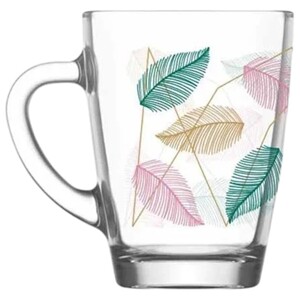 Glass Tea Mug With Handle 250Ml