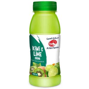 Al Ain Farms Fresh Juice Kiwi Lime 200 Ml