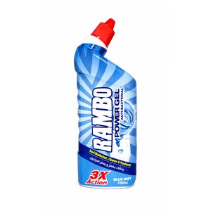 Rambo Bathroom Gel Cleaner & Freshener Blue Mist 750Ml