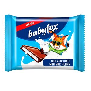 Babyfox Milk Chocolate With Milk Filling Chocolate Bar, 12 Gr