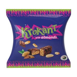Krokant Almond Chocolate Candy Bar, 180 Gr