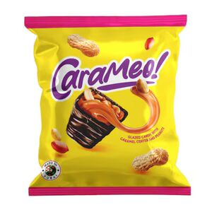 Carameo Glazed Candy Caramel Peanut Candy, Chocolate Coated Candy, 180 Gr