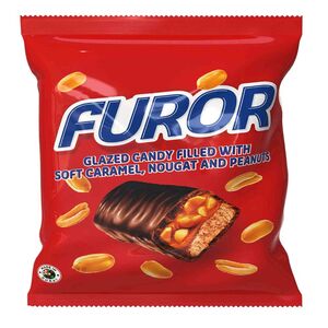 Furor Chocolate Candy With Caramel, Nougat And Peanuts, 500 Gr