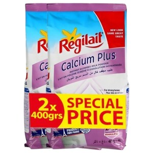 Regilait Powder Milk Skimmed Calcium Plus 400G @Special Price